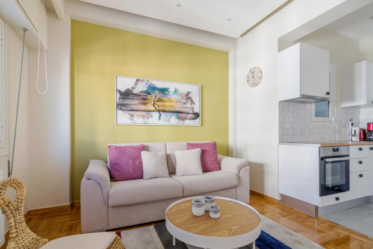 Chic Penthouse For 4 Ppl In Kolonaki Lägenhet Aten Exteriör bild