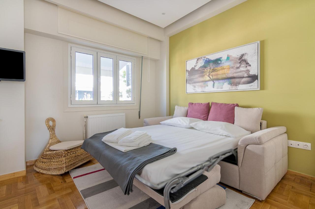 Chic Penthouse For 4 Ppl In Kolonaki Lägenhet Aten Exteriör bild