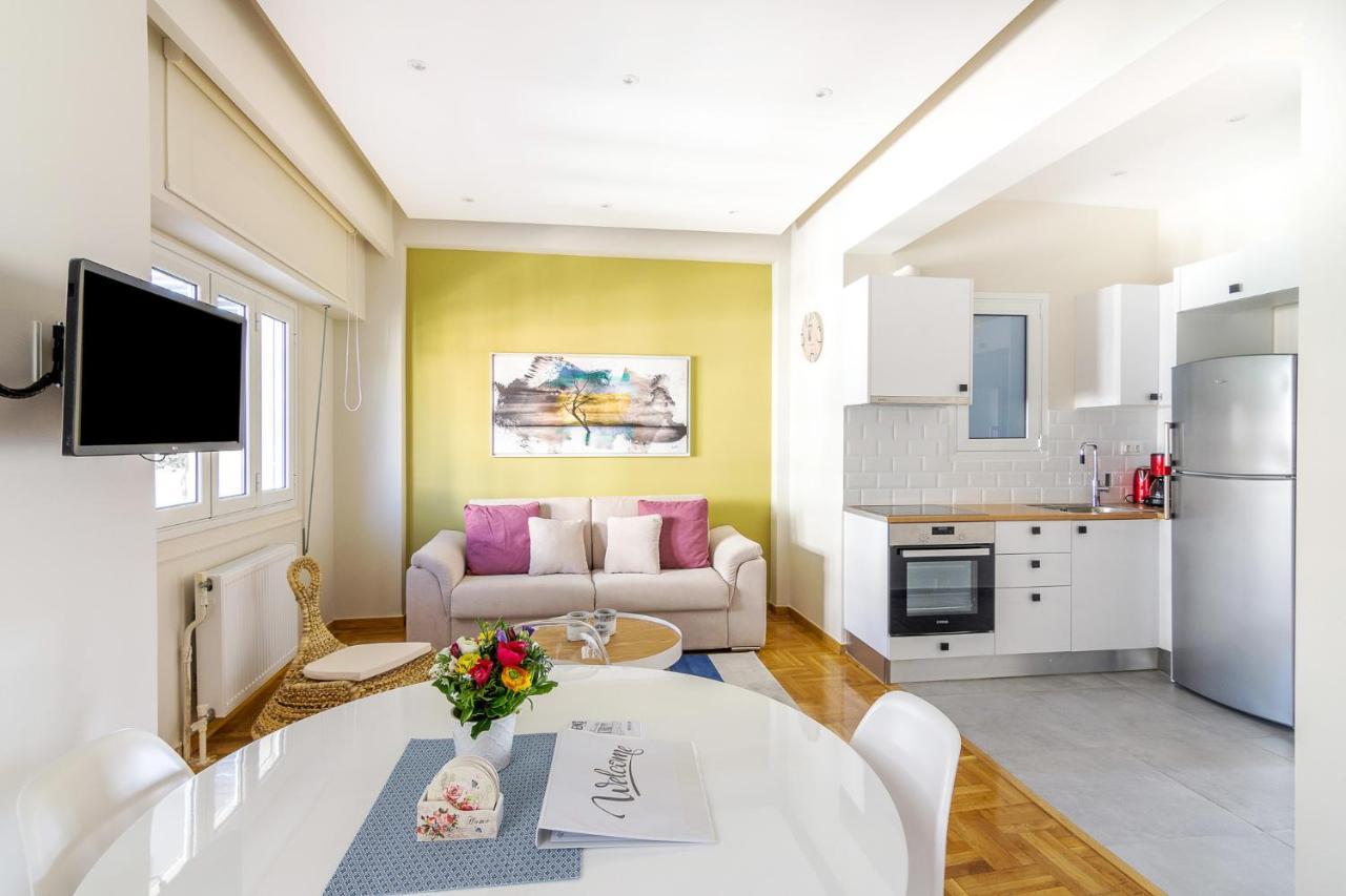 Chic Penthouse For 4 Ppl In Kolonaki Lägenhet Aten Exteriör bild