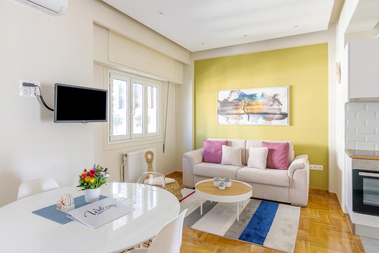 Chic Penthouse For 4 Ppl In Kolonaki Lägenhet Aten Exteriör bild