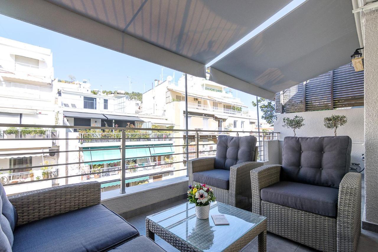Chic Penthouse For 4 Ppl In Kolonaki Lägenhet Aten Exteriör bild
