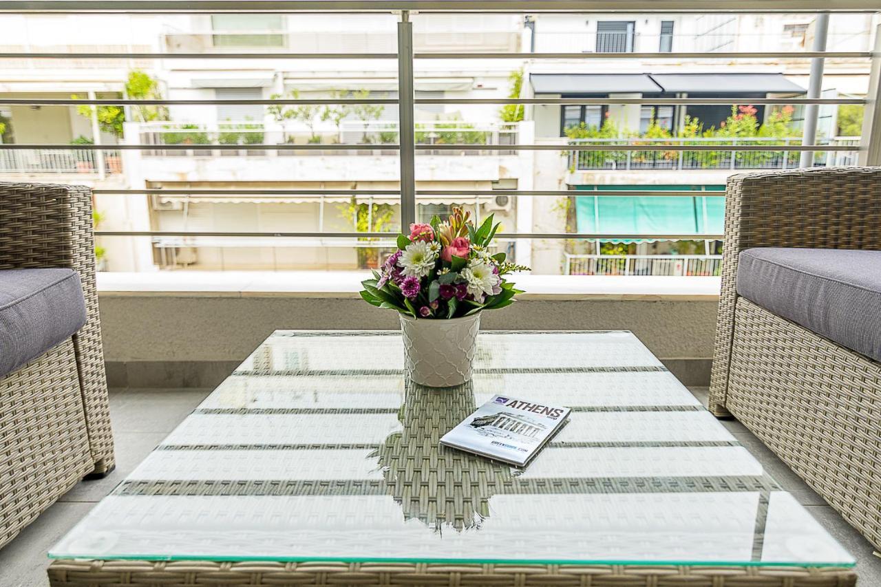 Chic Penthouse For 4 Ppl In Kolonaki Lägenhet Aten Exteriör bild
