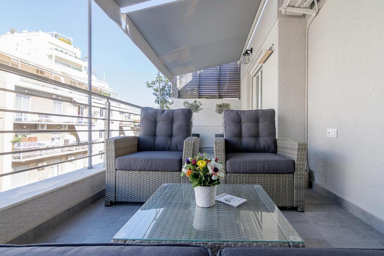 Chic Penthouse For 4 Ppl In Kolonaki Lägenhet Aten Exteriör bild